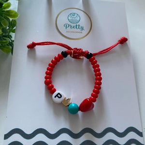 Pulsera letra niños