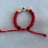 Corazón pulsera letras