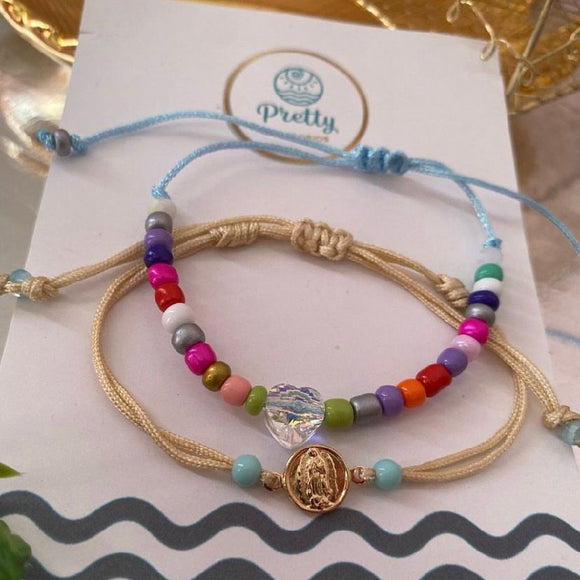 Set Pulseras Romántica