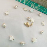 Collar estrellas perla